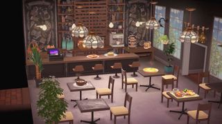 Building a French Bistro in Animal Crossing: New Horizons - Happy Home Paradise