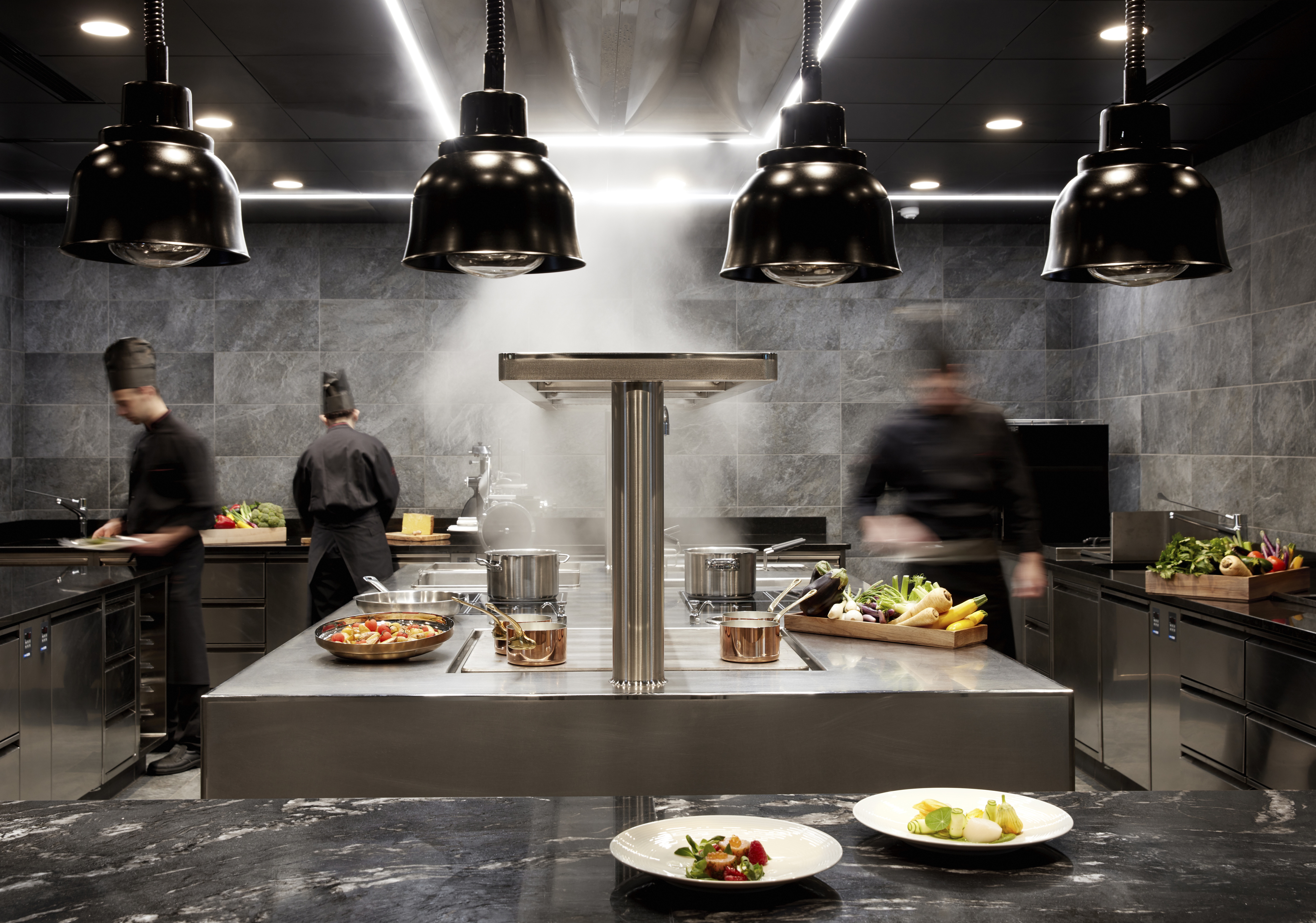 The kitchen at LEFAY Resort &amp;amp; Spa, main restaurant