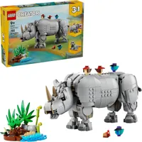 Lego Creator 3-in-1 Wild Animals: Majestic Rhino with Birds