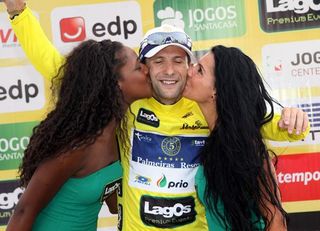 David Blanco (Palmeiras Resort - Tavira) leads the Volta a Portugal.