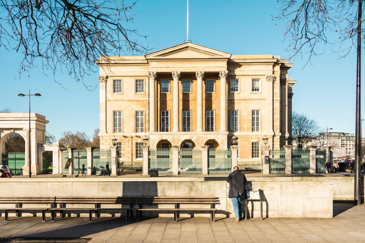 Apsley House on Hyde Park Corner