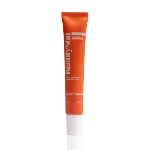 Beautystat Universal C Peptide Serum &amp;ndash; 20% Pure Vitamin C With Collagen-Boosting Peptides and Hyaluronic Acid to Brighten, Firm, and Strengthen Skin (50ml / 1.7 Fl Oz)
