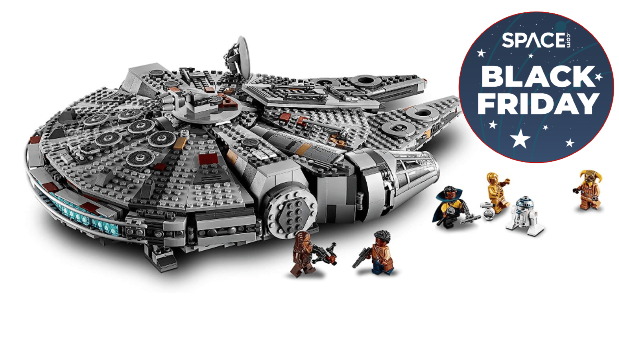 Save 20% on the Lego Star Wars Millennium Falcon set this Cyber Monday Space