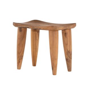 A wooden stool