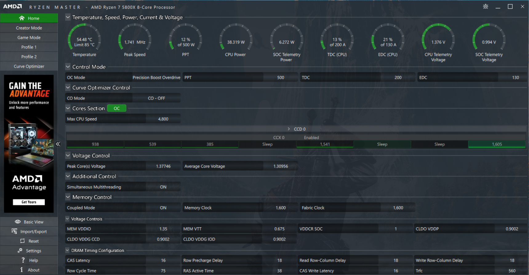 AMD Ryzen Master