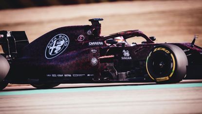 Kimi Raikkonen drove Alfa Romeo Racing’s new 2019 F1 car in Fiorano, Italy