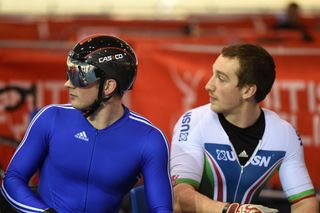Jason Kenny and Lewis Oliva, British Track National Championships 2015