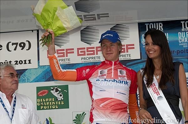 Wilco Kelderman (Rabobank Continental Team) is the mountains leader