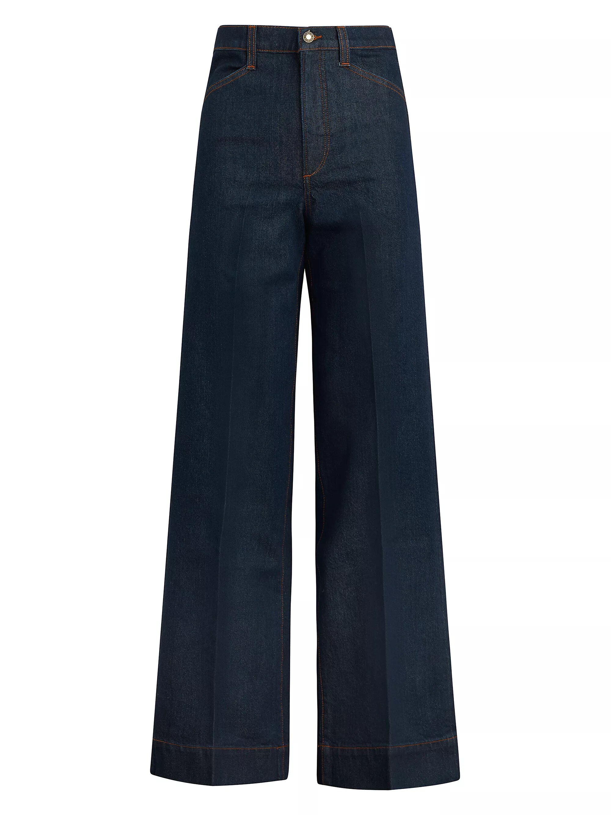 Pepper Wash Mischa High-Rise Wide-Leg Jeans