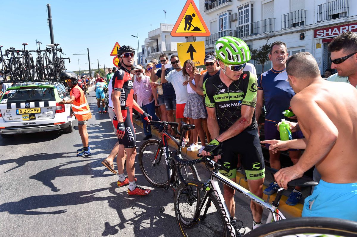 Bad luck for Americans Tejay van Garderen and Ben King on stage 4
