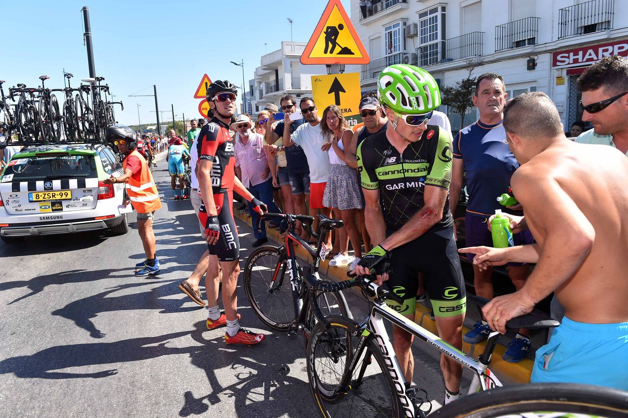 Bad luck for Americans Tejay van Garderen and Ben King on stage 4