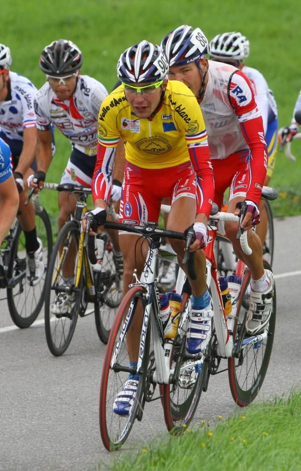 Race leader Petr Ignatenko (Itera-Katusha)