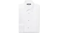 Dolce & Gabbana White Slim-Fit Tuxedo Shirt