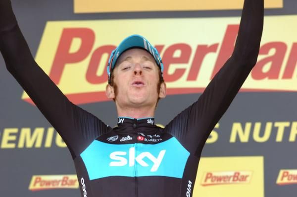 Stage 19 winner Bradley Wiggins (Team Sky)