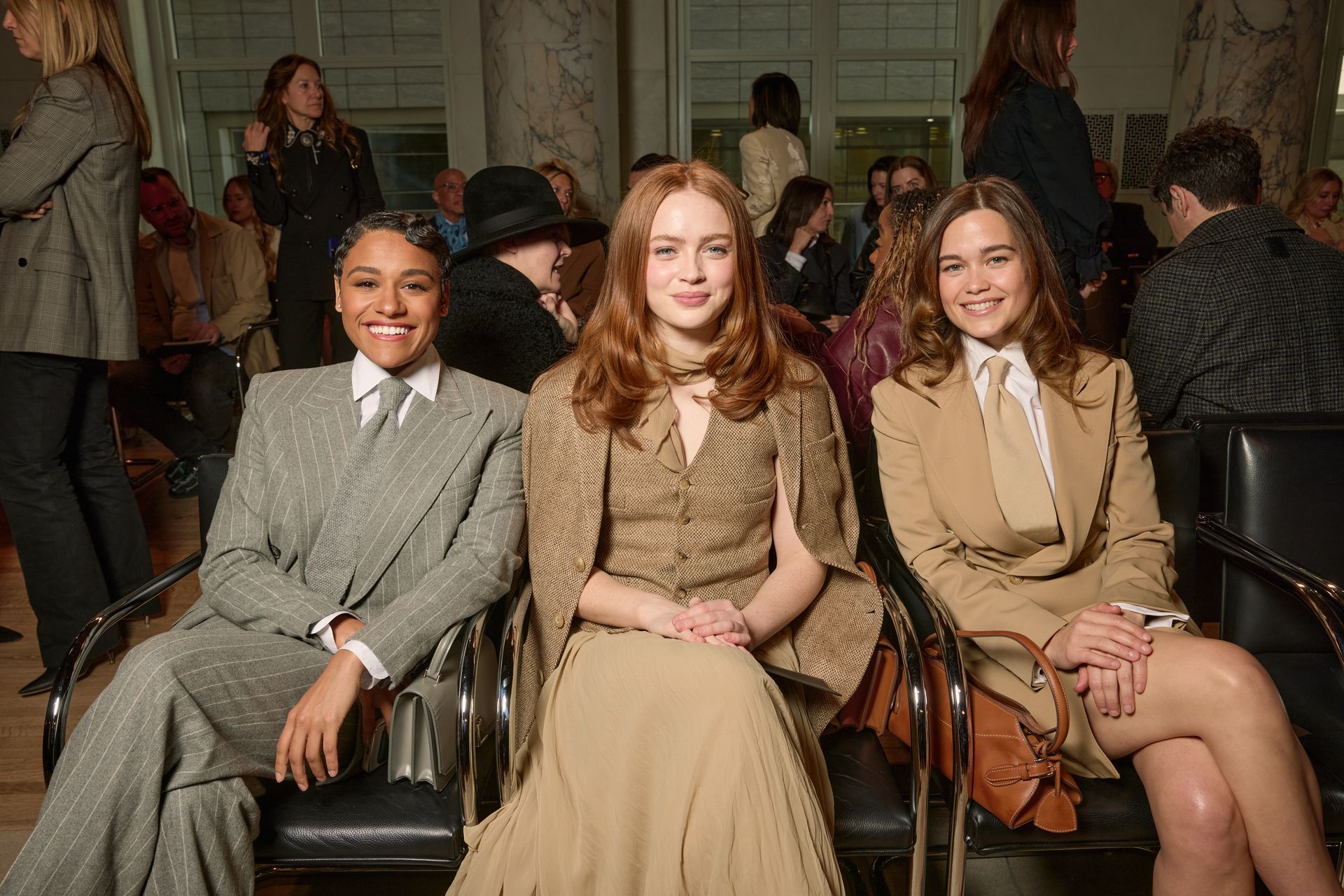Celebrities at the Ralph Lauren fall/winter 2025 runway show