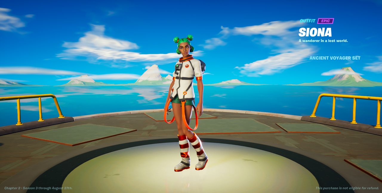 Siona the astronaut in Fortnite Chapter 2 Season 3.