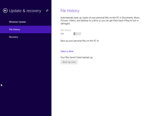 File History Is No Longer Desktop-Only