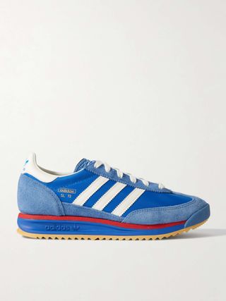 Sl 72 Rs Leather and Suede-Trimmed Mesh Sneakers