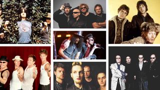 A montage of rock supergroups