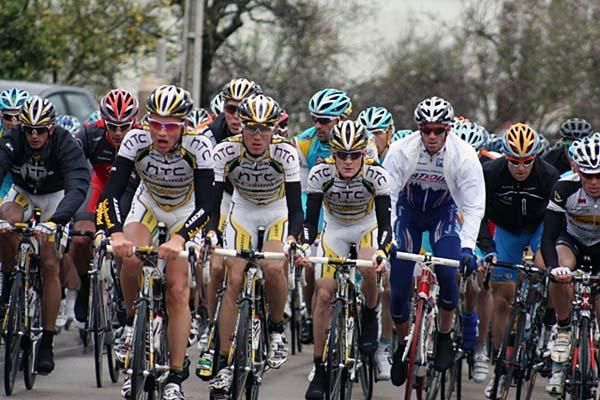 These three HTC - Columbia riders were sticking together.