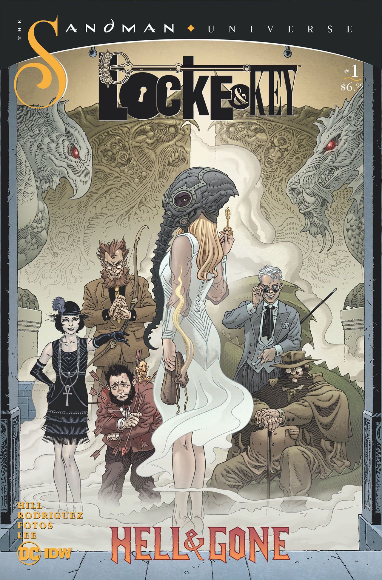 Locke &amp; Key / The Sandman Universe: Hell &amp; Gone #1 cover