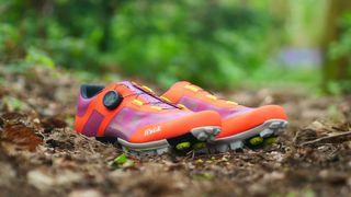 Fizik Proxy shoes pictured in a forest with a short depth of field