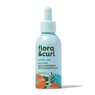 Flora and Curl Coconut Mint Scalp Refresh Pre-Shampoo Oil