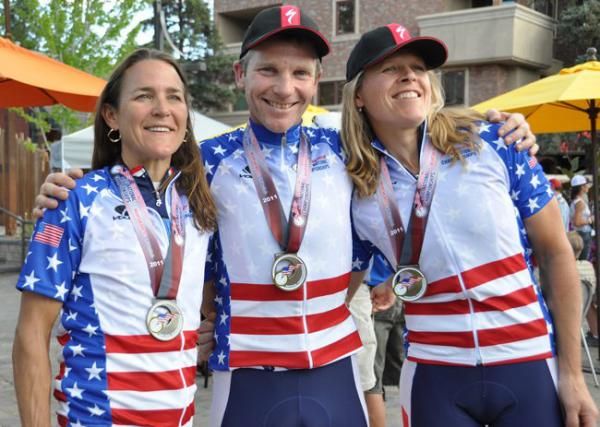 Whole Athlete-Specialized Cycling Team coaches Julia Violich, Dario Fredrick and Helene Drumm