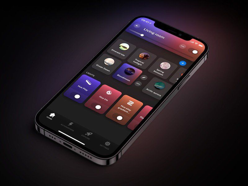 Hue App4 Tile View
