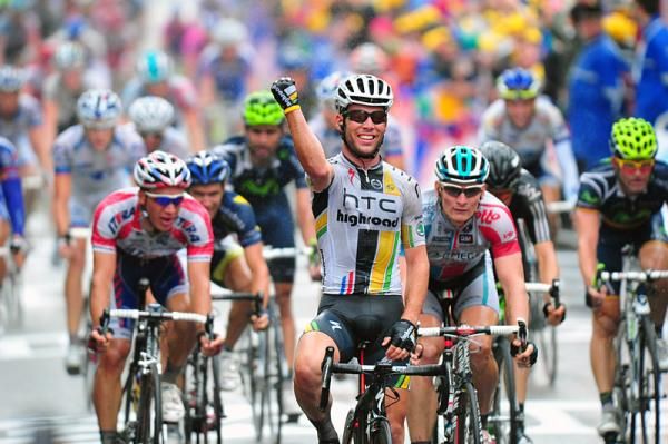 Manxman Mark Cavendish finished off a hard day's work by his HTC-Highroad team with a stage victory in Lavaur.