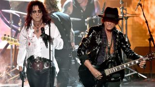 Alice Cooper and Joe Perry