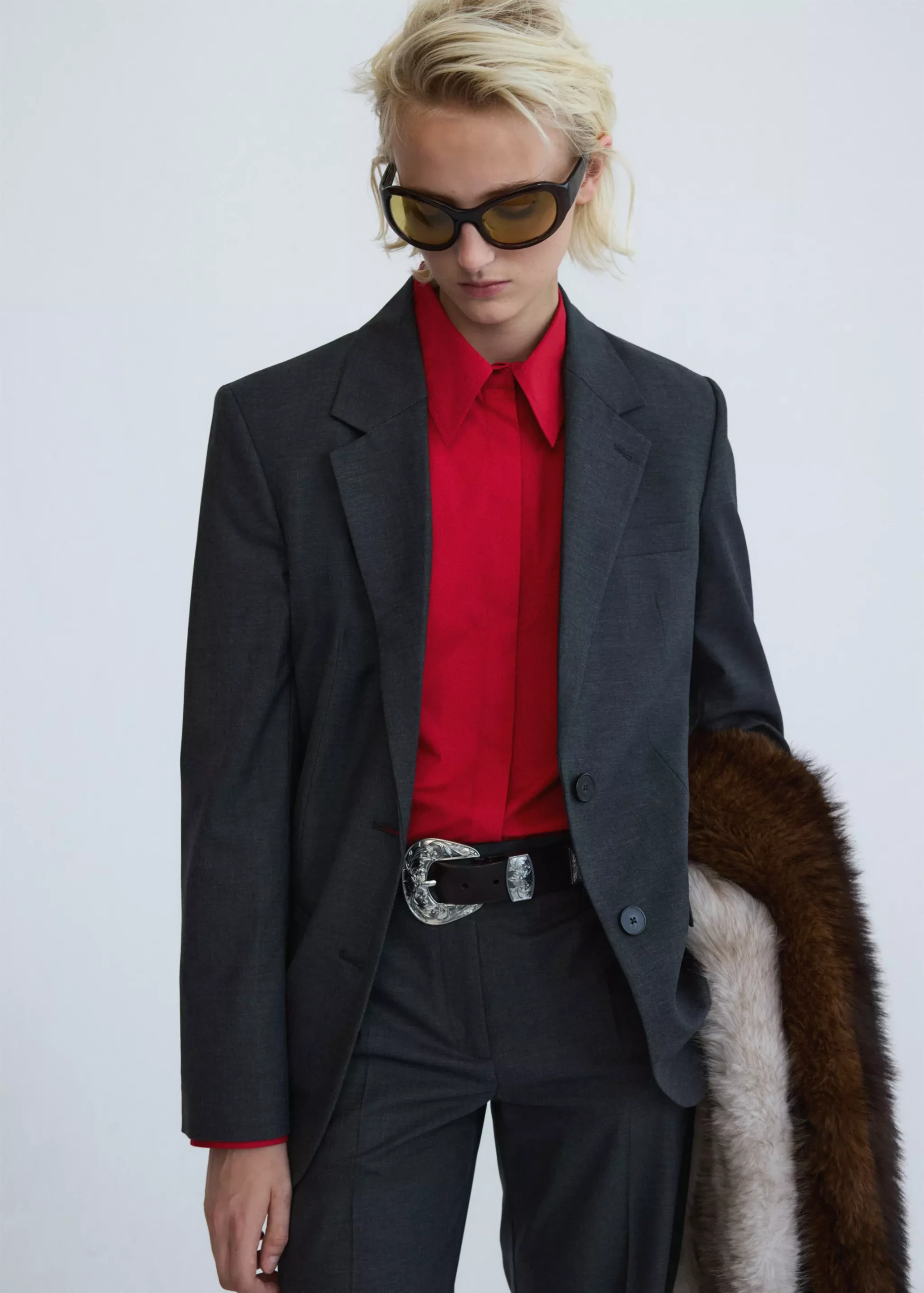 Wool Suit Blazer - Women | Mango United Kingdom
