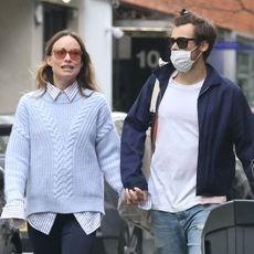 arry Styles and Olivia Wilde are seen in Soho on March 15, 2022 in London, England
