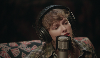 Taylor Swift as long pond studios singing folklore movie