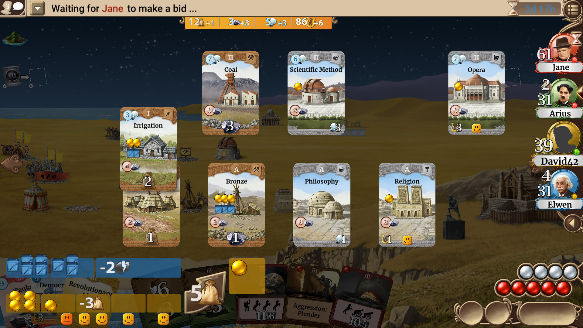 Through the Ages is a superior civilizationbuilding game