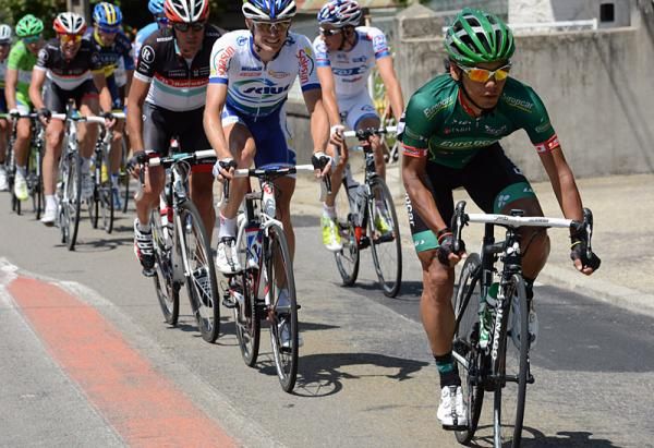 Yukiya Arashiro (Europcar) was part of the 25-man break which formed early in stage 10.