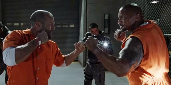 Jason Statham and The Rock in Fate Of The Furious