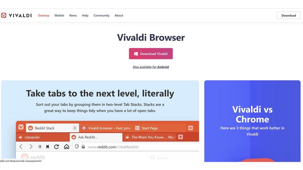 Vivaldi Web Browser Review Top Ten Reviews