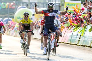 Matteo Pelucchi (IAM Cycling) wins stage 2 of the Tour of Poland