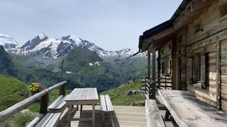 A cabin in the Alps