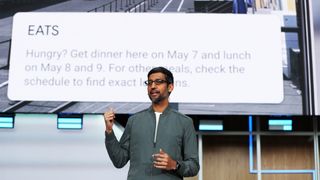 Sundar Pichai en el Google IO 2019