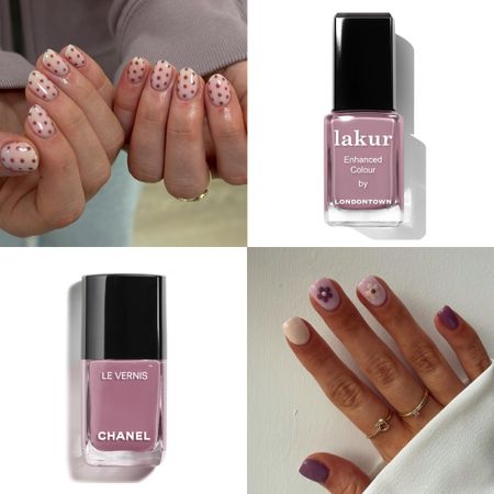 mauve nails