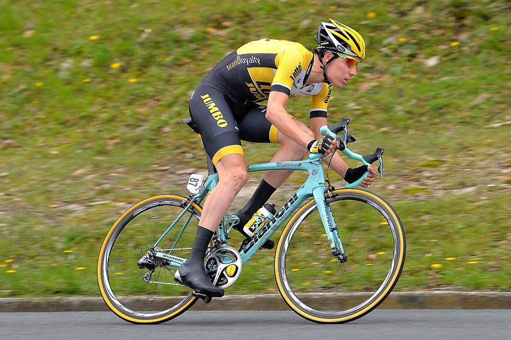 Timo Rossen on the time trial course