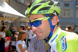 Liquigas-Cannondale's Moreno Moser had to settle for second place