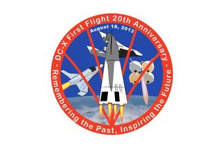 DC-X First Flight 20th Anniversary Logo