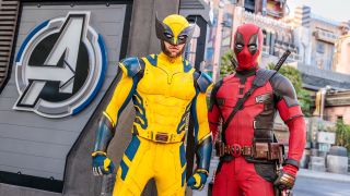 Deadpool and Wolverine at Avengers Campus at Disney California Adventure