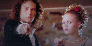 Heath Ledger and Julia Stiles in 10 Things I Hate About You