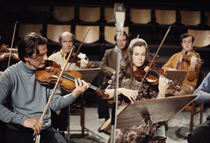 Neville Marriner, conductor and violinist, in 1965. He is dead at 92.