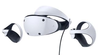 PSVR 2 headset on white background