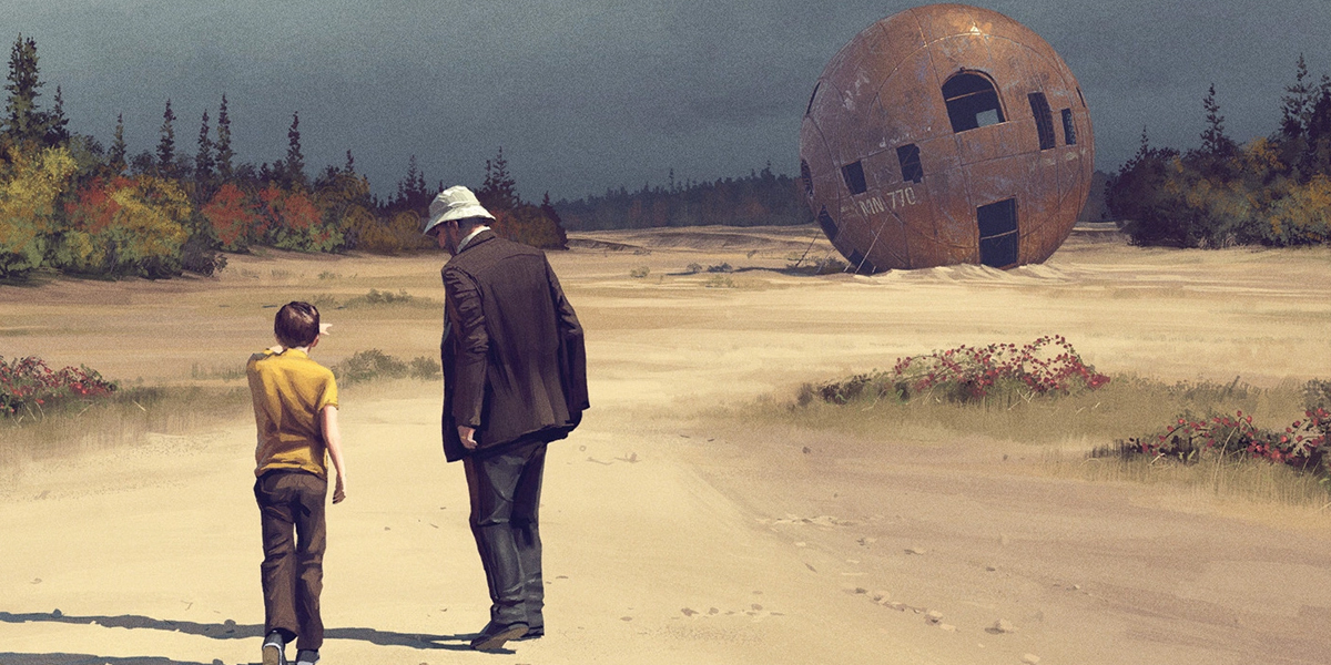 The visual style of the show has been heavily influenced by Swedish artist Simon Stålenhag and it works extremely effectively.